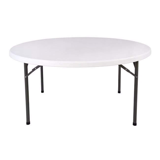 ΤΡΑΠΕΖΙ CATERING-ΣΥΝΕΔΡΙΟΥ HM5043 Φ152Χ74εκ ΠΤΥΣΣΟΜΕΝΟ ΣΤΡΟΓΓΥΛΟ - Image 3