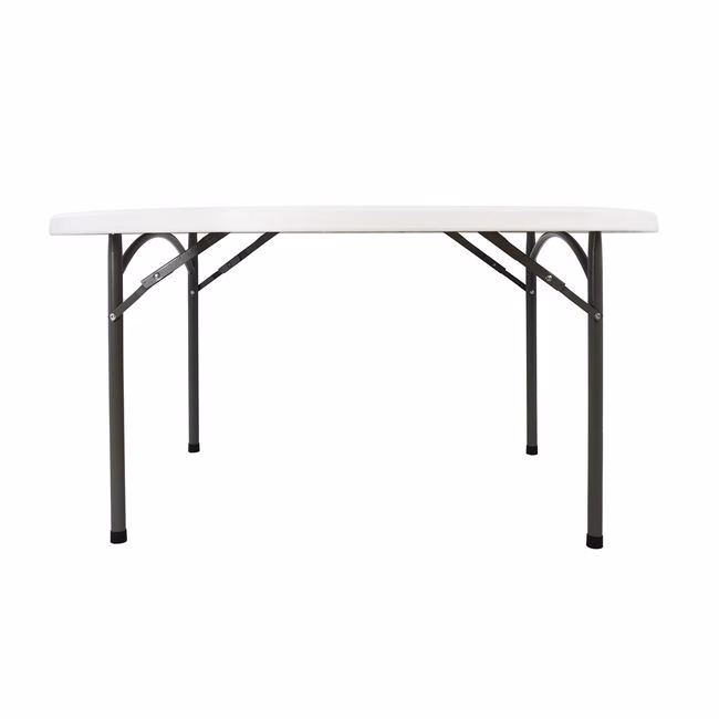 ΤΡΑΠΕΖΙ CATERING-ΣΥΝΕΔΡΙΟΥ HM5043 Φ152Χ74εκ ΠΤΥΣΣΟΜΕΝΟ ΣΤΡΟΓΓΥΛΟ - Image 4