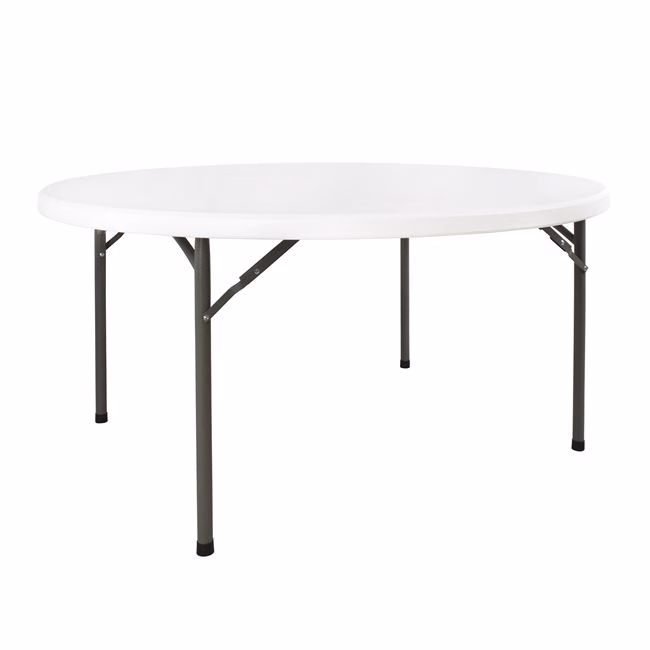 ΤΡΑΠΕΖΙ CATERING-ΣΥΝΕΔΡΙΟΥ HM5043 Φ152Χ74εκ ΠΤΥΣΣΟΜΕΝΟ ΣΤΡΟΓΓΥΛΟ