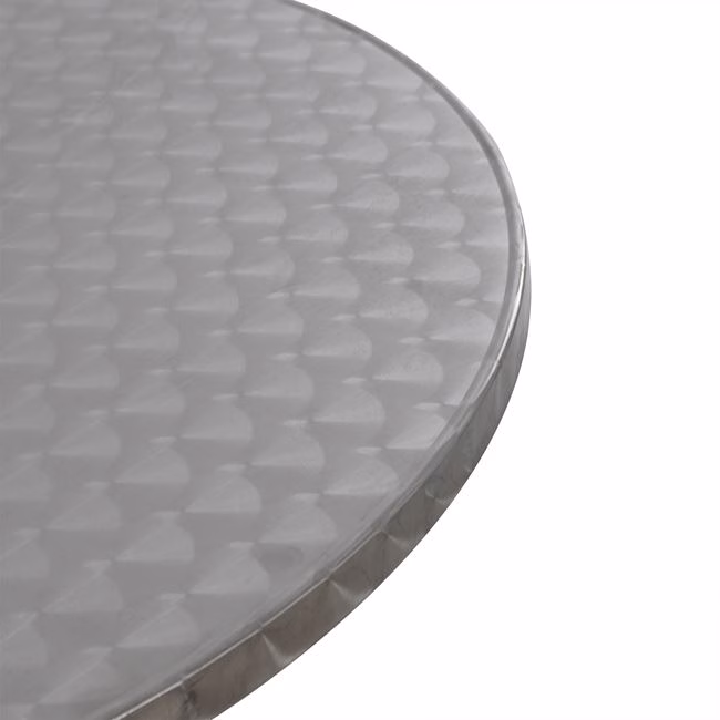 ΣΤΡΟΓΓΥΛΟ ΤΡΑΠΕΖΙ FELIX ΑΛΟΥΜΙΝΙΟΥ Φ70 4ΝΥΧΟ HM5024 - Image 4