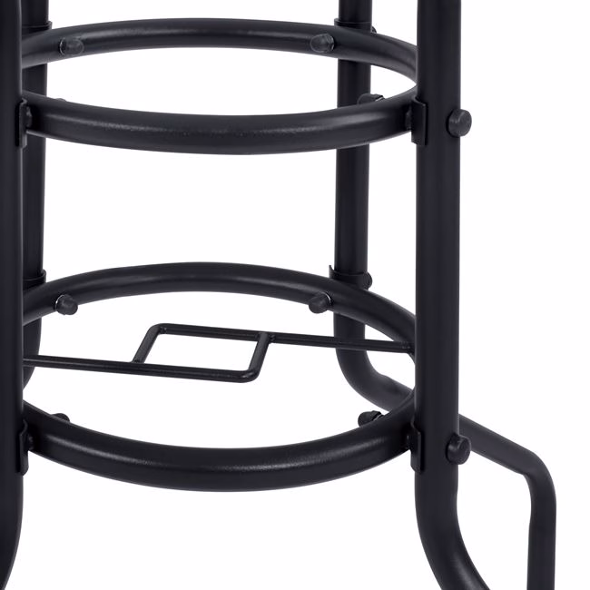 ΤΡΑΠΕΖΙ ΕΞΩΤ.ΧΩΡΟΥ FIGO HM5036.01 ΜΕΤΑΛΛΟ ΓΚΡΙ- ΓΥΑΛΙΝΗ ΕΠΙΦΑΝΕΙΑ 70Χ70Χ72Υεκ - Image 5