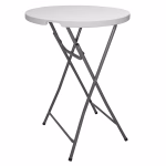 ΤΡΑΠΕΖΙ ΜΠΑΡ CATERING-ΣΥΝΕΔΡΙΟΥ HM5066 Φ81Χ110 εκ.ΠΤΥΣΣΟΜΕΝΟ